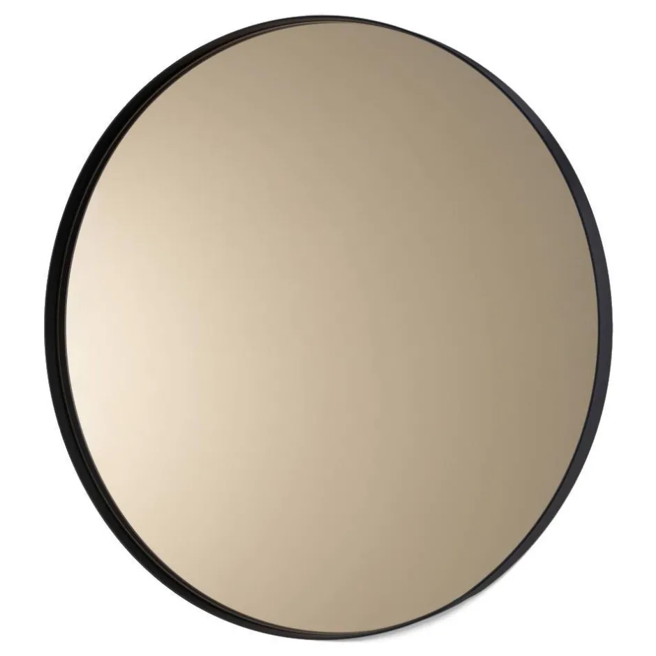 Wohnen Bronzeglas Spiegel in Rund - Airana