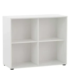 Büroschrank in Weiß & Wildeiche Dekor - Laganzo^Wohnen Clearance