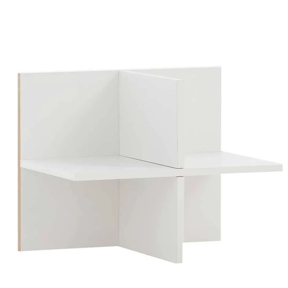 Büroschrank in Weiß & Wildeiche Dekor - Laganzo^Wohnen Clearance