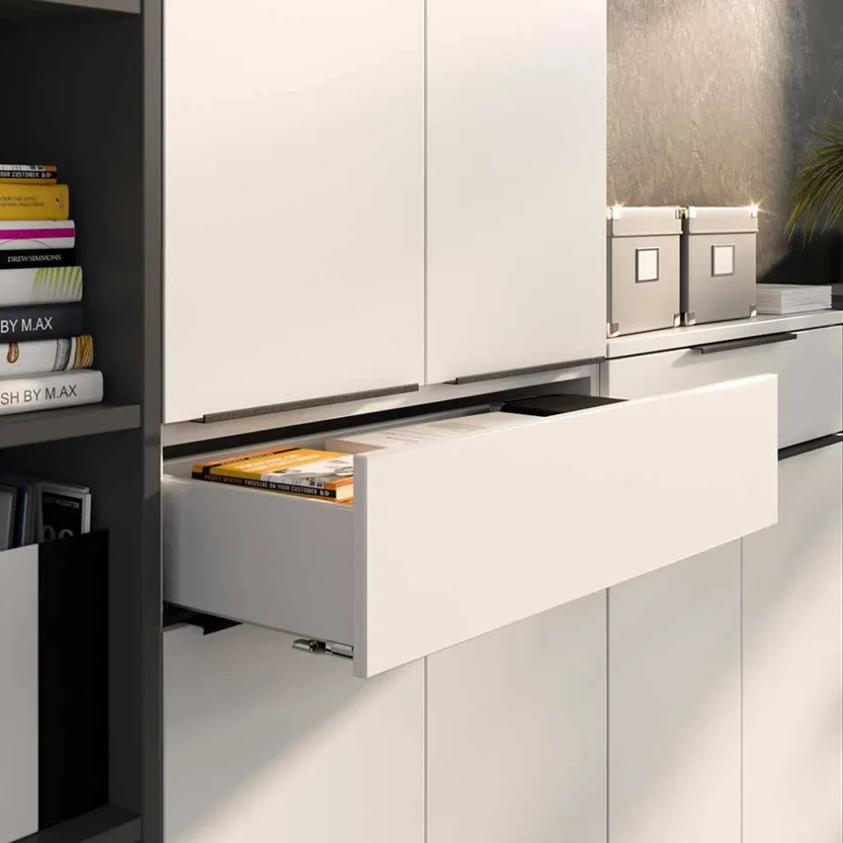 Wohnen Büroschrank mit vier Türen und Schublade - Sparkle