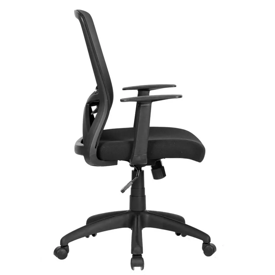 Bürostuhl in Schwarz aus Mesh und Stoff - Suvanica^Wohnen Online