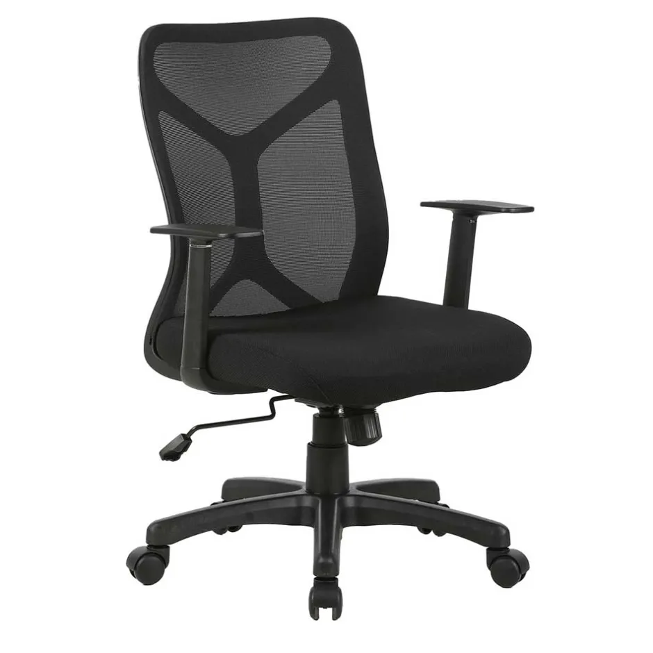 Bürostuhl mit hoher Lehne und Lendenwirbelstütze - Annet^Wohnen