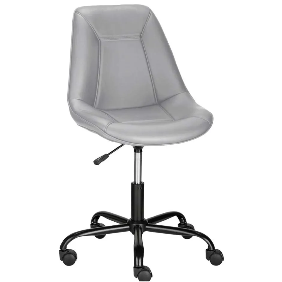 Bürostuhl mit Schalensitz in Grau Kunstleder - Formation^Wohnen Online