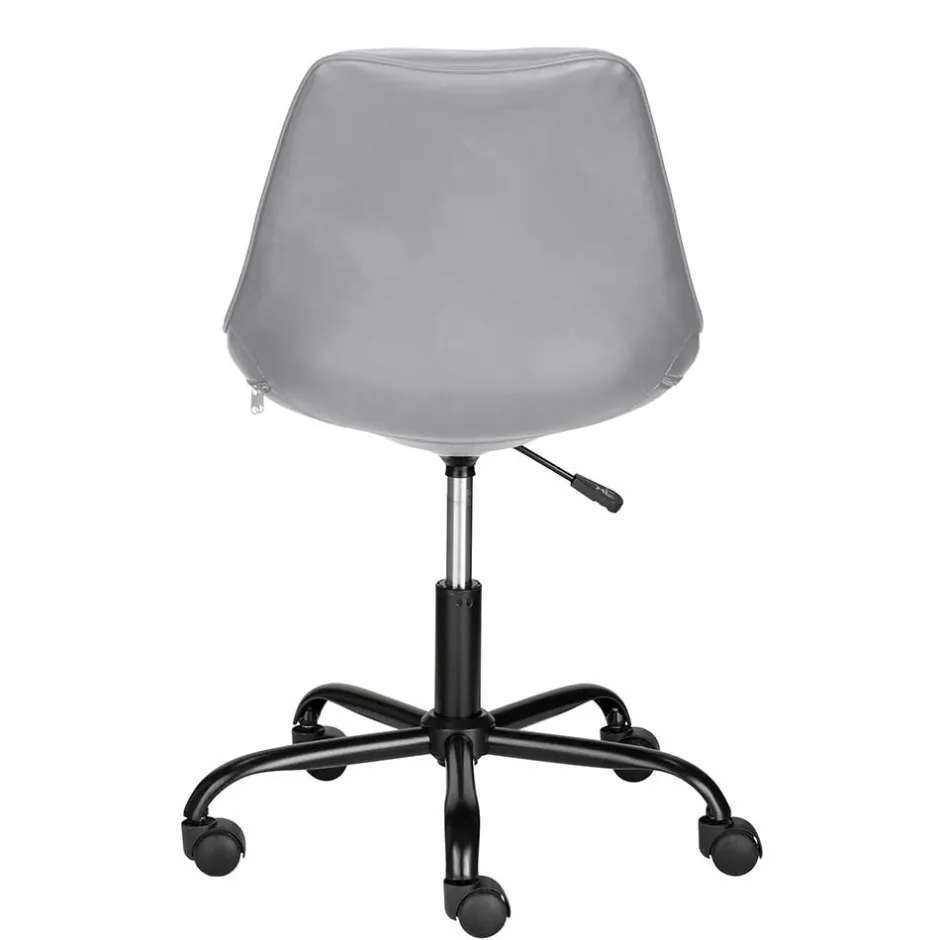 Bürostuhl mit Schalensitz in Grau Kunstleder - Formation^Wohnen Online