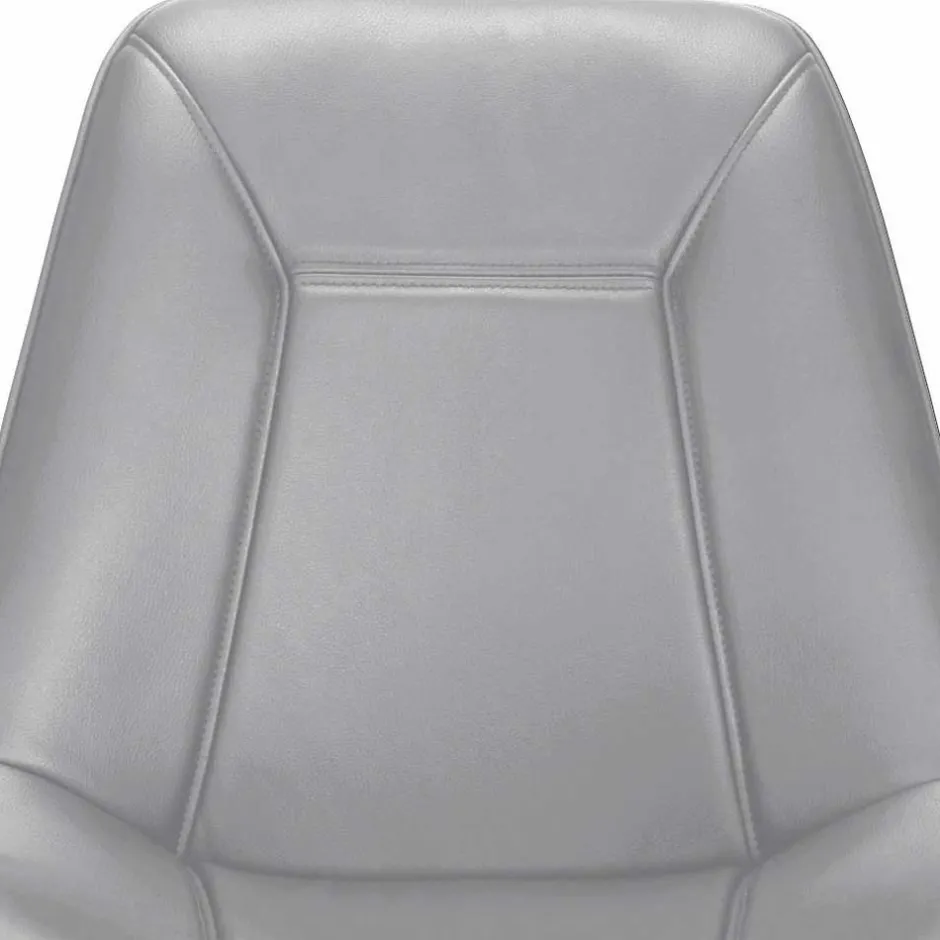 Bürostuhl mit Schalensitz in Grau Kunstleder - Formation^Wohnen Online