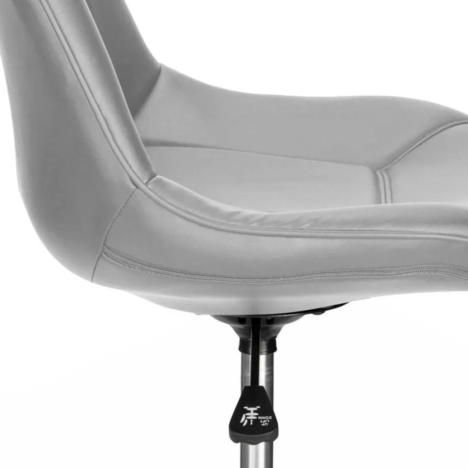 Bürostuhl mit Schalensitz in Grau Kunstleder - Formation^Wohnen Online