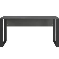 Wohnen Bürotisch in Dunkelgrau mit Schwarz - Lacuva