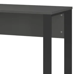 Wohnen Bürotisch in Dunkelgrau mit Schwarz - Lacuva