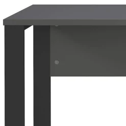 Wohnen Bürotisch in Dunkelgrau mit Schwarz - Lacuva