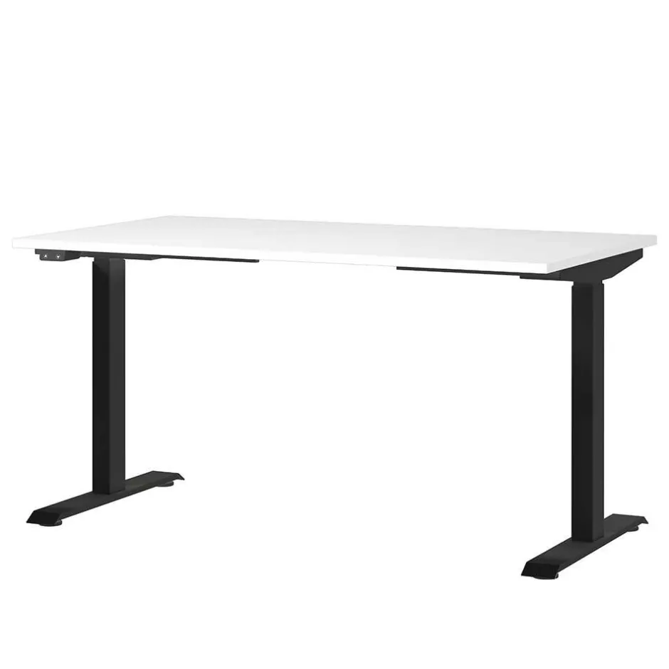 Bürotisch in Weiß und Schwarz - Joina^Wohnen Clearance