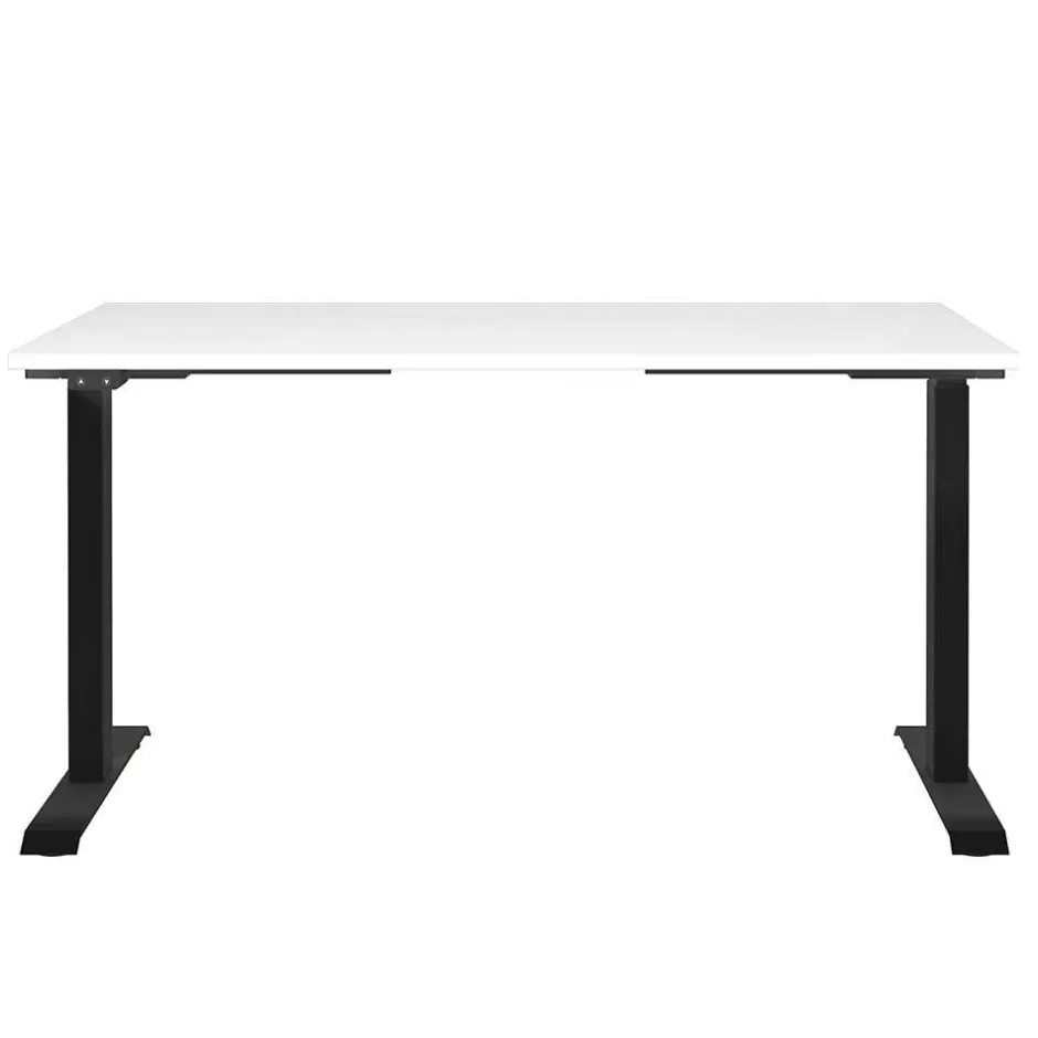 Bürotisch in Weiß und Schwarz - Joina^Wohnen Clearance