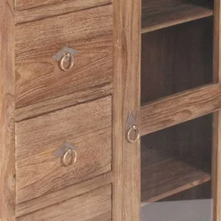 Wohnen Brotschrank Mangato aus Teak Massivholz