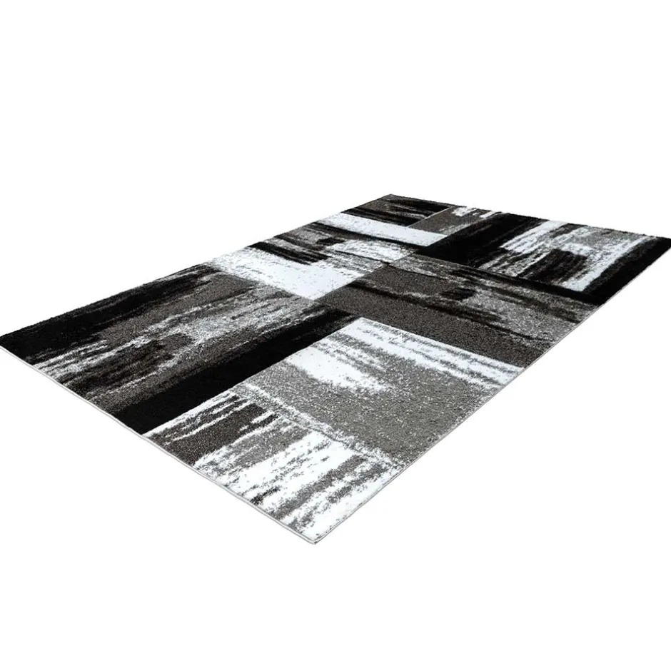 Brush Design Teppich in Grau und Schwarz - Naspar^Wohnen Outlet