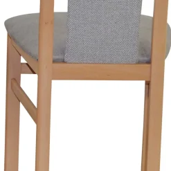 Buchenholz Stühle in Natur & Hellgrau - Zandravo (2er Set)^Wohnen Outlet