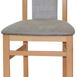 Buchenholz Stühle in Natur & Hellgrau - Zandravo (2er Set)^Wohnen Outlet