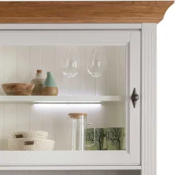 Wohnen Buffetschrank in Weiß & Eichefarben - Henry