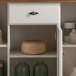 Wohnen Buffetschrank in Weiß & Eichefarben - Henry