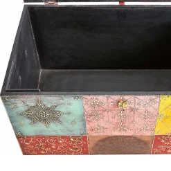 Bunte Holztruhe im Orientalischen Stil - Lilano^Wohnen Best