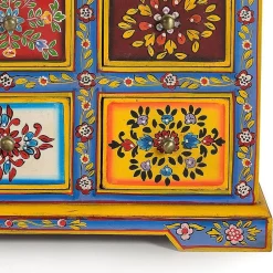 Bunte Kommode mit neun Schubladen - Leverias^Wohnen Best