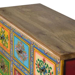 Bunte Kommode mit neun Schubladen - Leverias^Wohnen Best