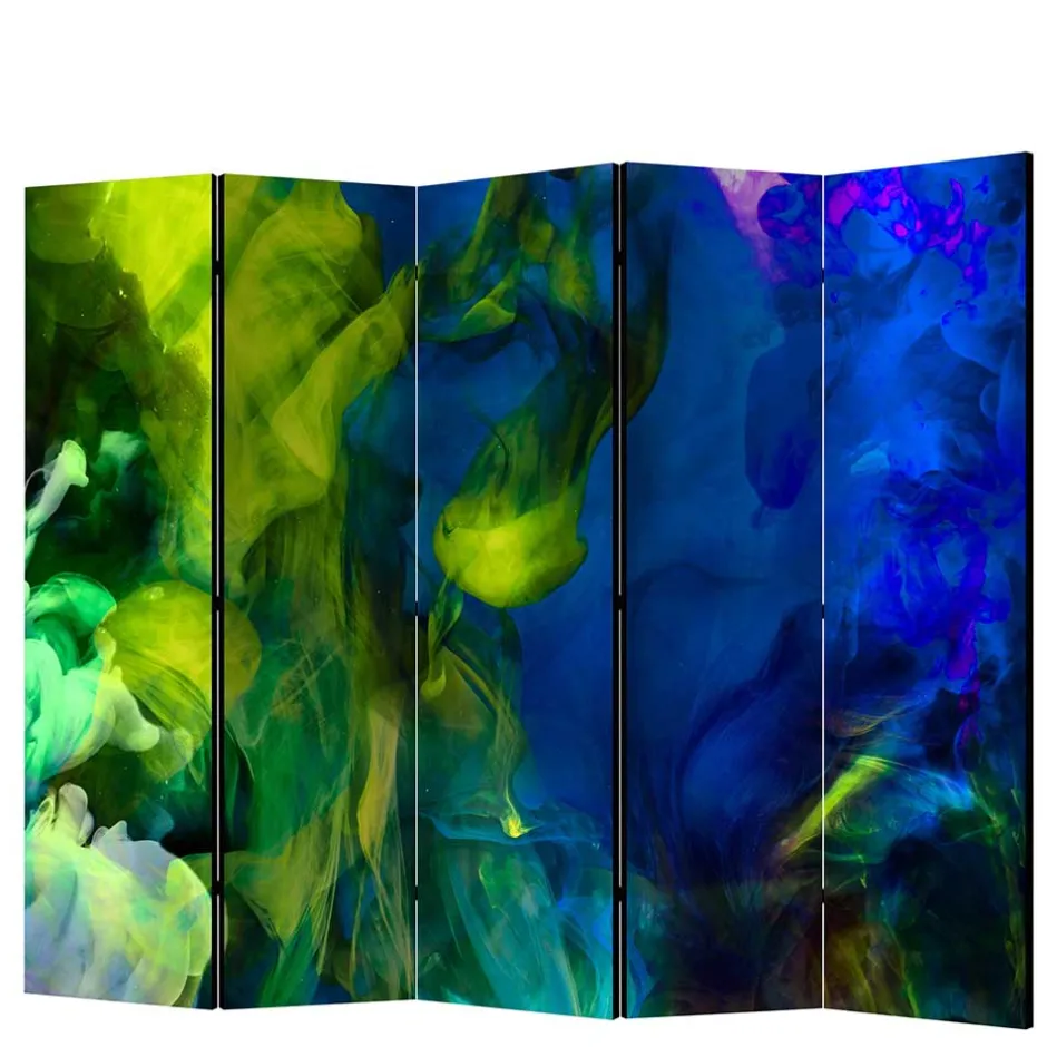 Wohnen Bunter Paravent aus fünf Elementen - Brozana