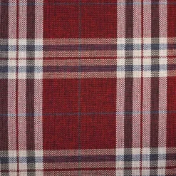 Chaiselongue mit Karostoff in Rot - Lyatea^Wohnen Hot