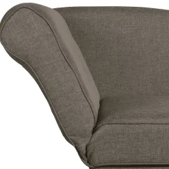 Wohnen Chaiselounge in Beigegrau mit Buche - Senade