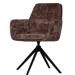 Chenille Armlehnenstühle mit Drehgestell - Abruzzia^Wohnen Hot