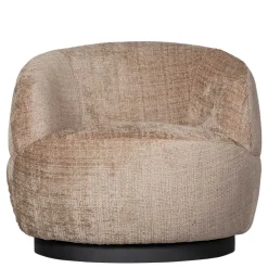 Wohnen Chenille Drehsessel in Beige - Anvica