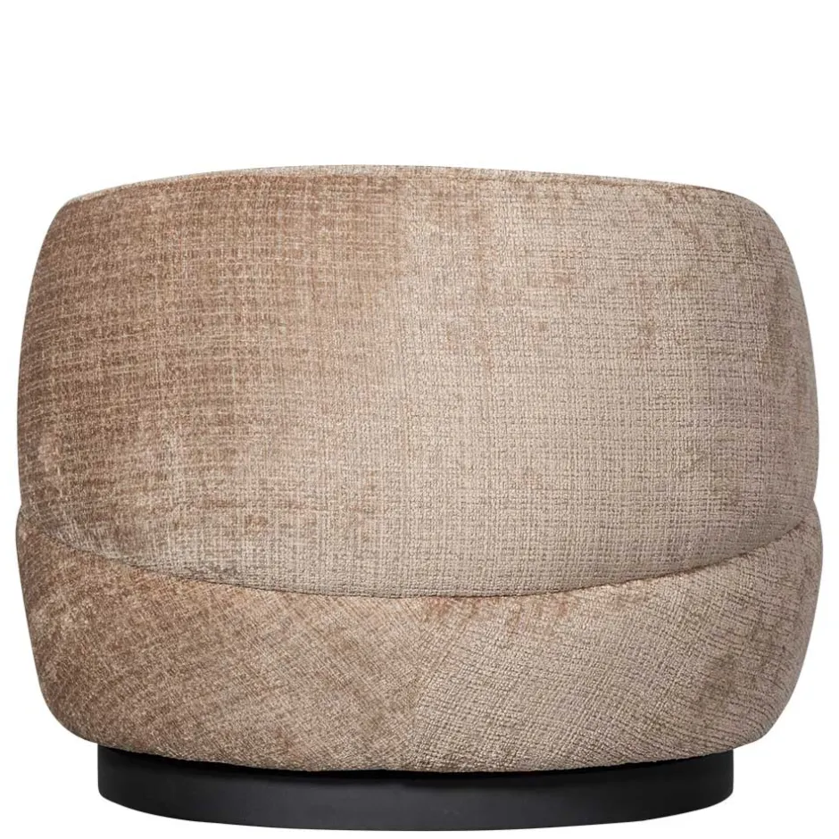 Wohnen Chenille Drehsessel in Beige - Anvica
