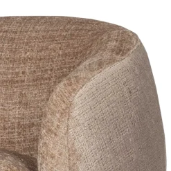 Wohnen Chenille Drehsessel in Beige - Anvica