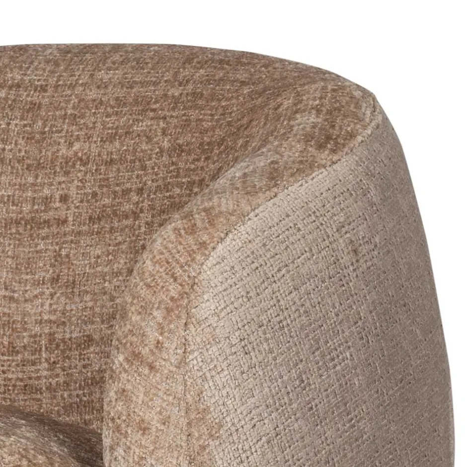 Wohnen Chenille Drehsessel in Beige - Anvica