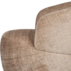 Wohnen Chenille Drehsessel in Beige - Anvica