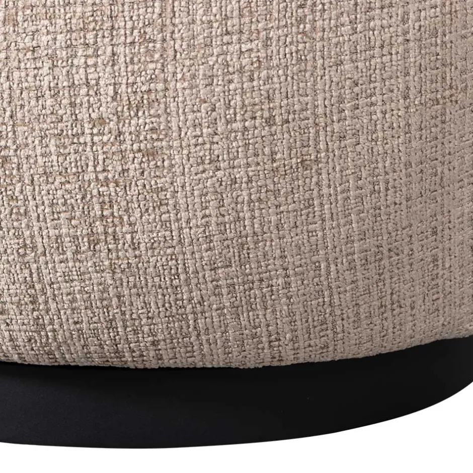 Wohnen Chenille Drehsessel in Beige - Anvica