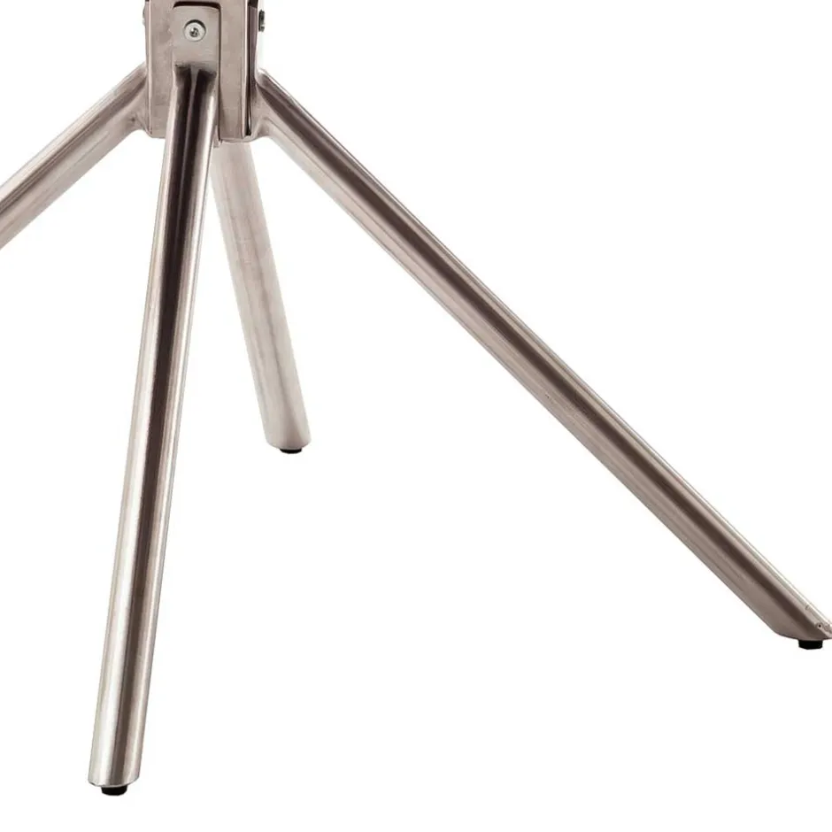 Wohnen Chenille Drehstühle in Altrosa - Veron (2er Set)