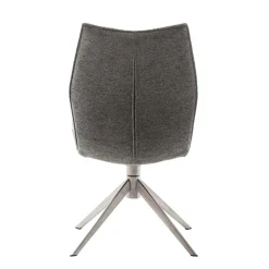 Wohnen Chenille Esszimmerstuhl um 360 Grad drehbar - Padira (2er Set)
