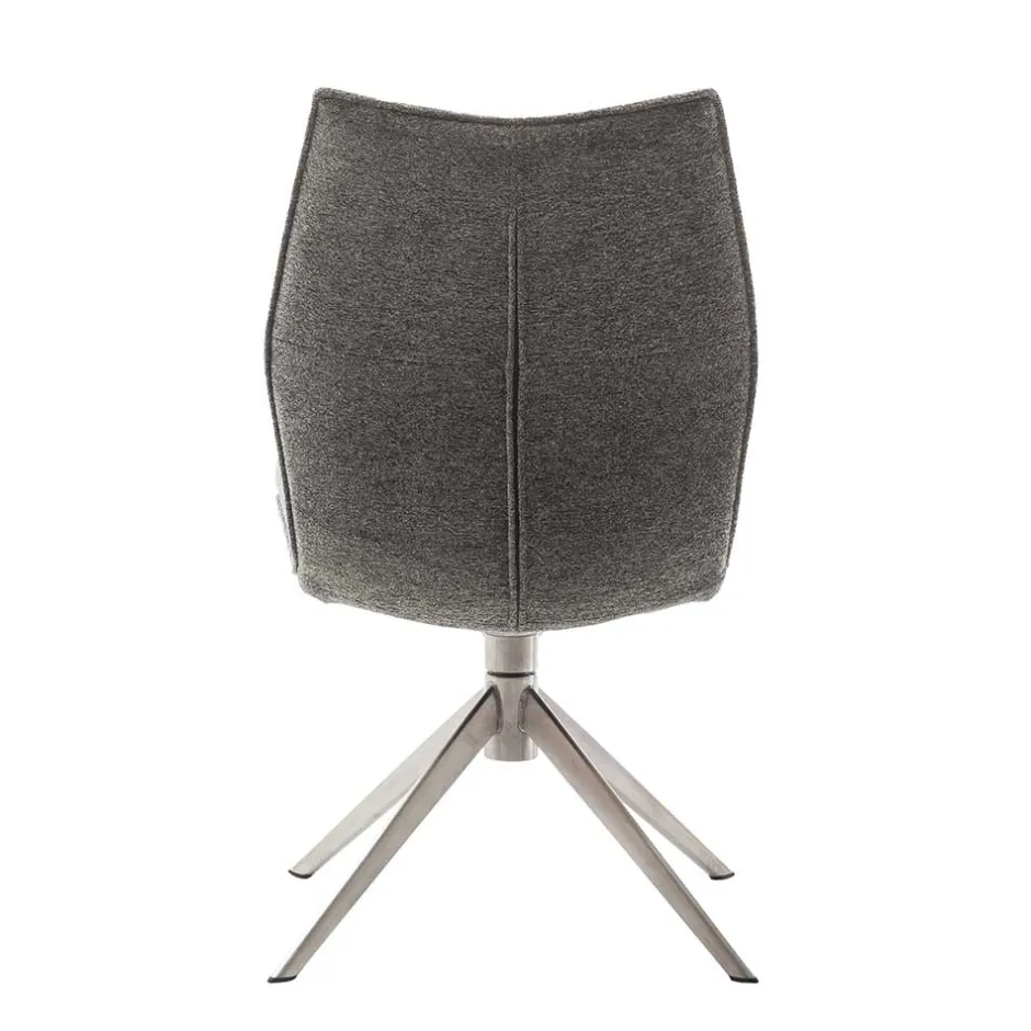 Wohnen Chenille Esszimmerstuhl um 360 Grad drehbar - Padira (2er Set)