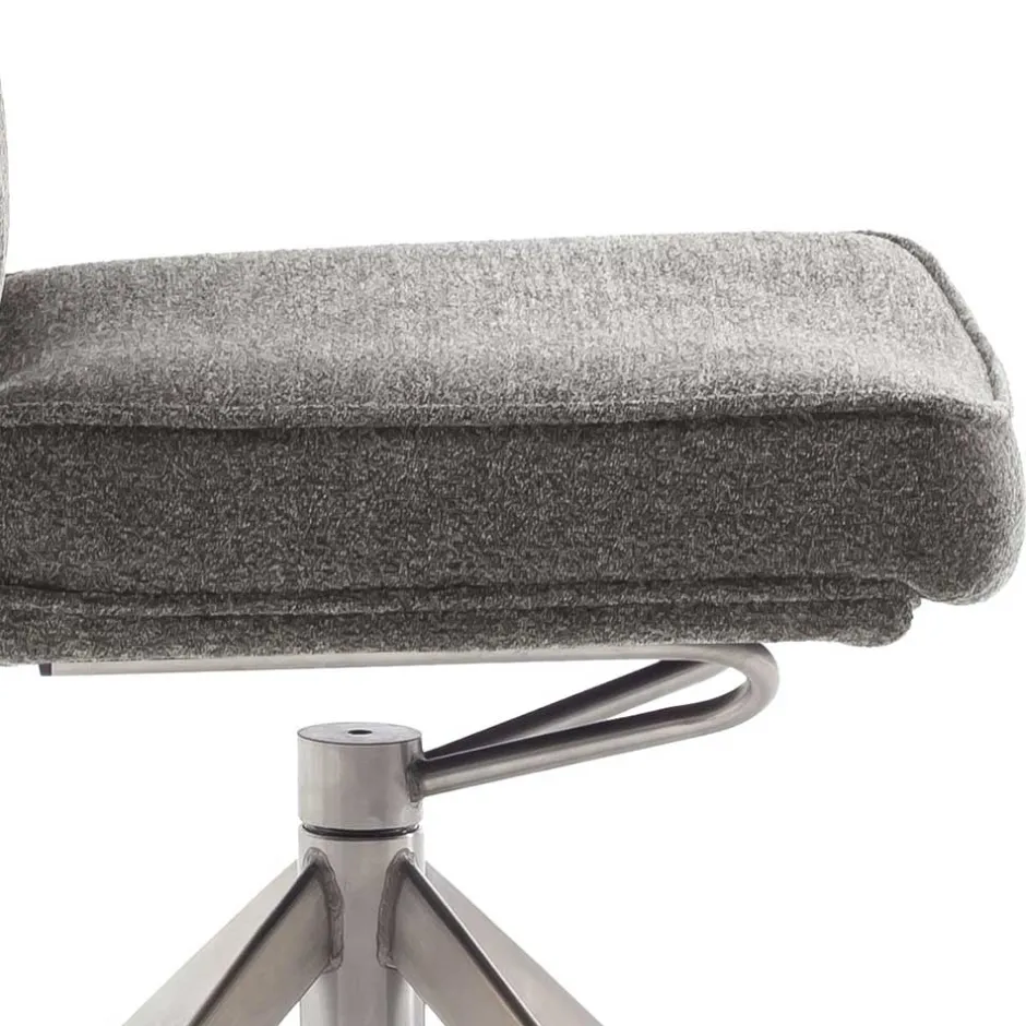 Wohnen Chenille Esszimmerstuhl um 360 Grad drehbar - Padira (2er Set)