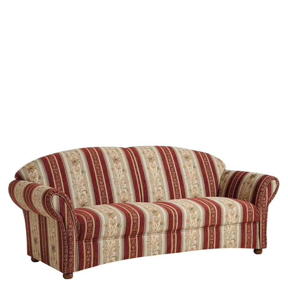 Wohnen Chenille Landhaussofa mit Federkern - Comi