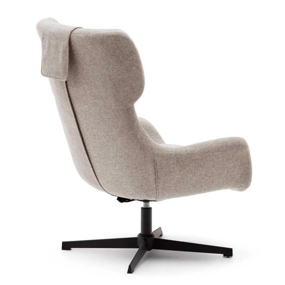 Chenille Loungesessel drehbar - Marocana^Wohnen New