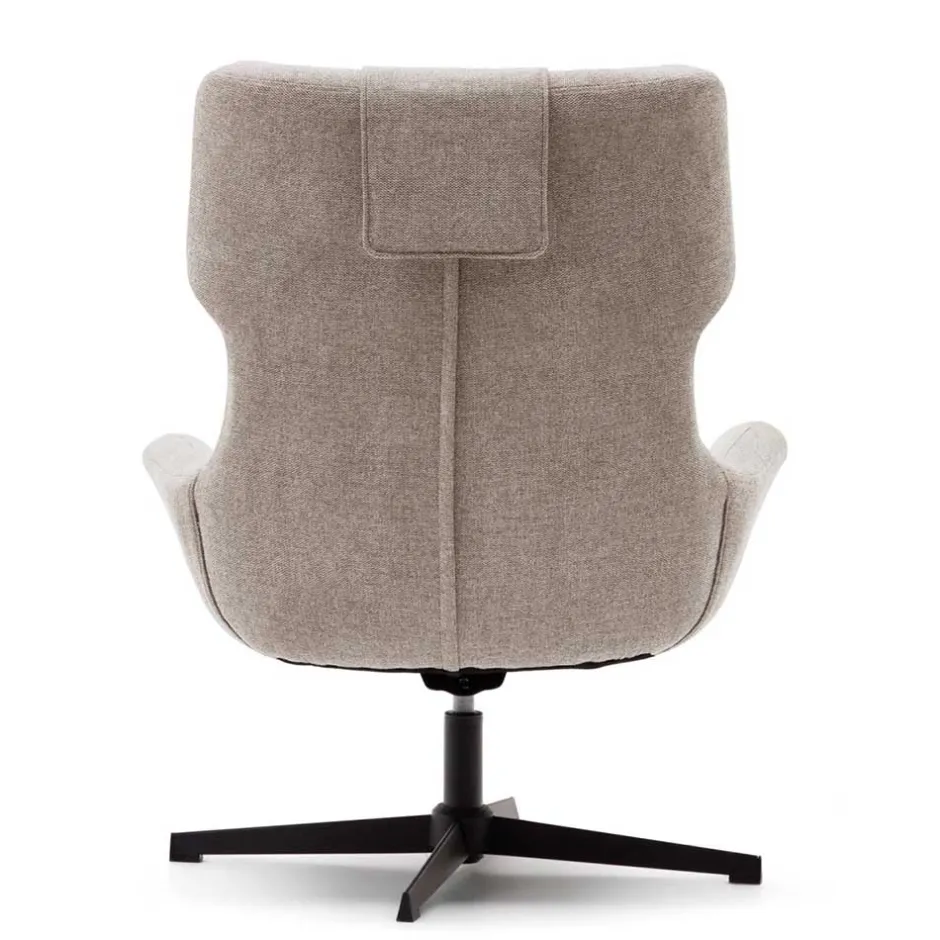 Chenille Loungesessel drehbar - Marocana^Wohnen New