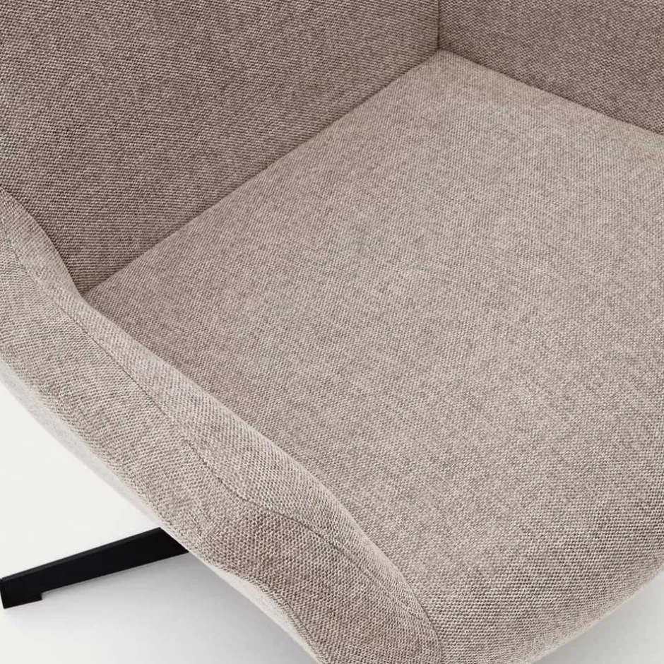 Chenille Loungesessel drehbar - Marocana^Wohnen New
