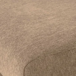 Chenille Polsterhocker in Champagner - Icoleran^Wohnen New