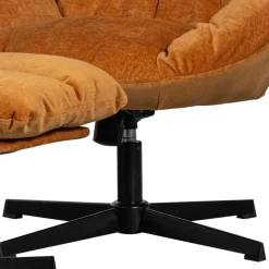 Chenille Relaxsessel in Ocker - Zinatella (zweiteilig)^Wohnen Hot