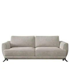 Wohnen Chenille Schlafcouch in Beige - Bravassa