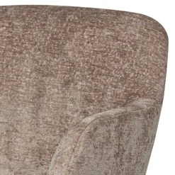 Chenille Schreibtischstuhl in Taupe - Vorius^Wohnen