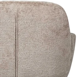 Chenille Schreibtischstuhl in Taupe - Vorius^Wohnen