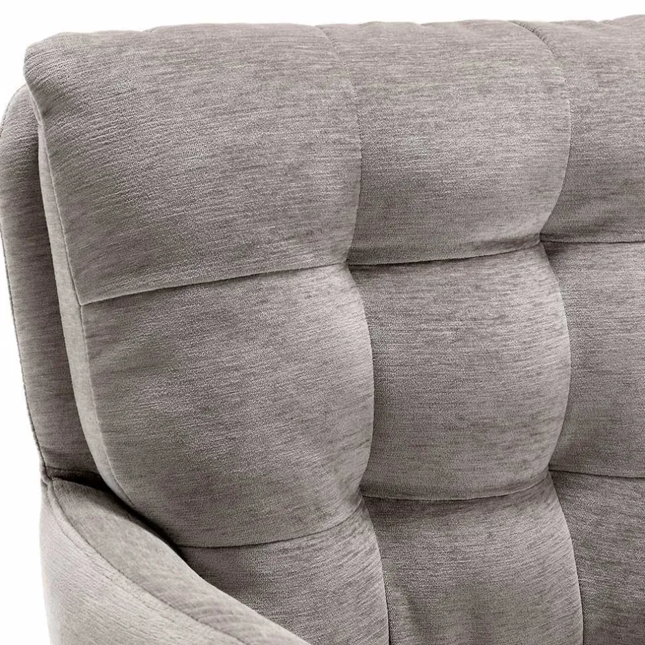 Chenille Tischsessel in Taupe - Fiorello (2er Set)^Wohnen Hot