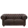 Chesterfield Couch aus Echtleder - Pluna^Wohnen New
