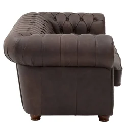 Chesterfield Couch aus Echtleder - Pluna^Wohnen New